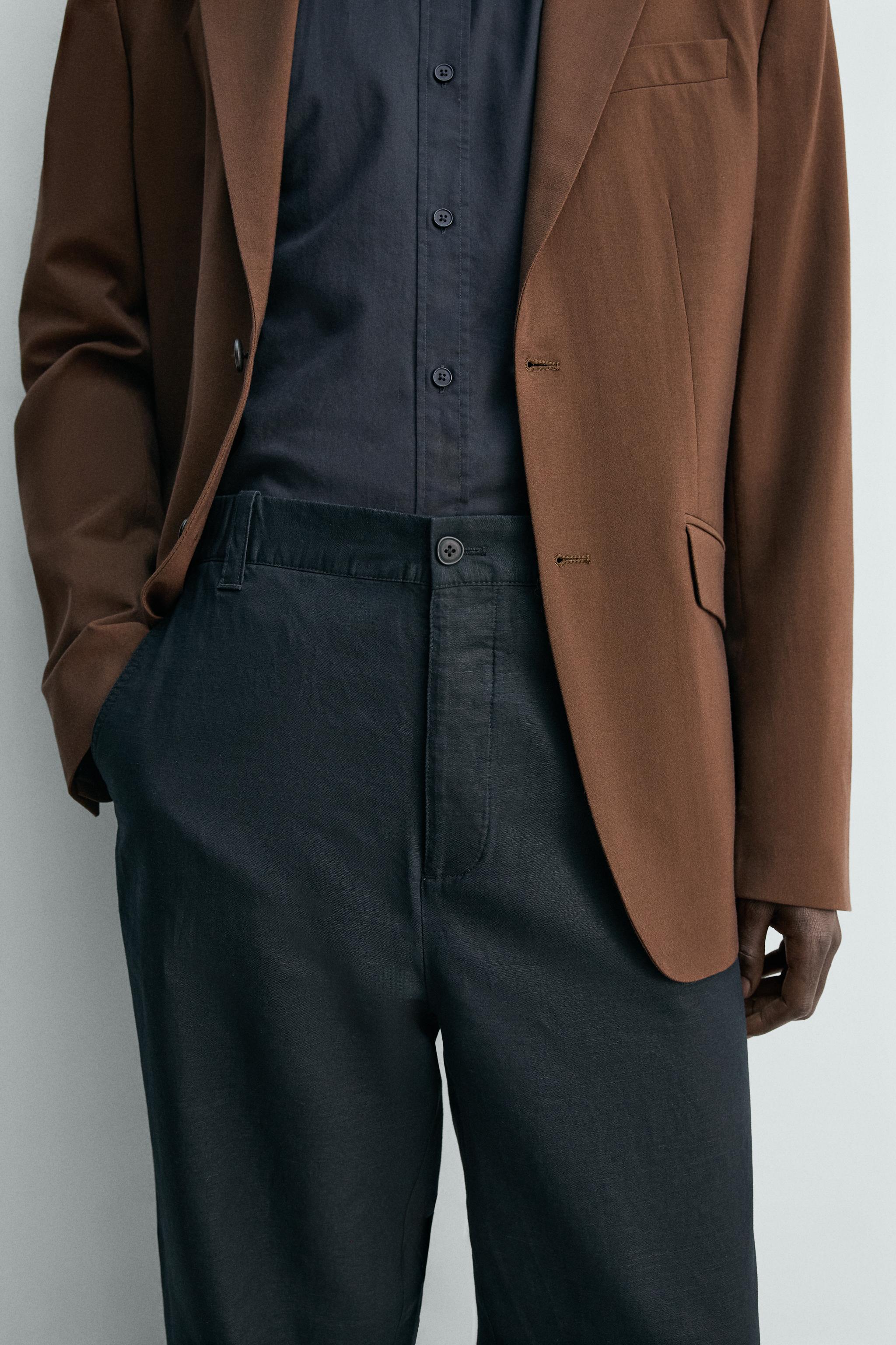 HEMP - COTTON STRAIGHT FIT PANTS